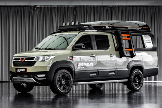 Chinese Wuling benzine pick-up met 150-200p maximaal vermogen en ESC systeem