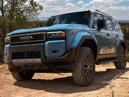 Links of rechts rijden schoon Gebruikte Toyota Land Cruiser Prado Matte Zwarte Edition met ESC