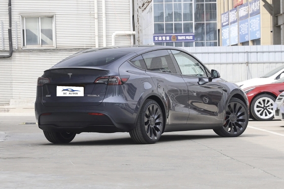 Sunroof Tesla Model Y Gebruikte energie Puur Elektrisch Midsize SUV Luxe Sportwagen