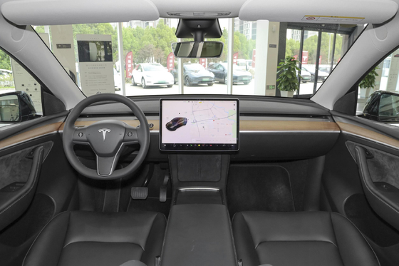 2023 Gebruikte Tesla Model Y Model 3 Stock elektrische auto met multifunctionele stuurwiel
