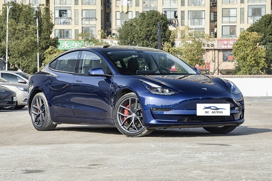 Volwassen Tesla Model 3 -Made EV Cars met maximaal koppel 200-300Nm en elektrische parkeerrem
