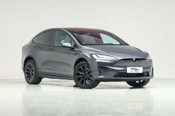 Tesla Model X Gebruikte elektrische auto met 150-200PS maximaal vermogen en voor 4 achter 4 radar