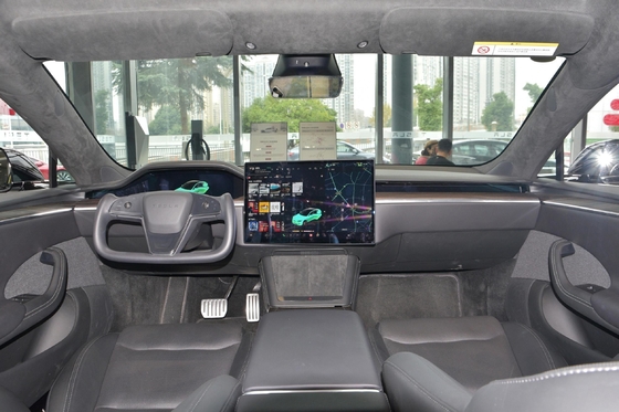 Elektrische parkeerrem Tesla Model S Gebruikte energie auto auto met brandstof-elektrische