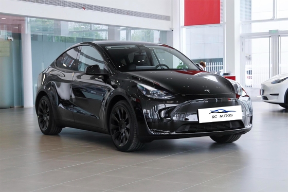 Elektrische parkeerrem Tesla Model Y Gebruikte energie Elektrische auto met voor 4 achter 4 radar