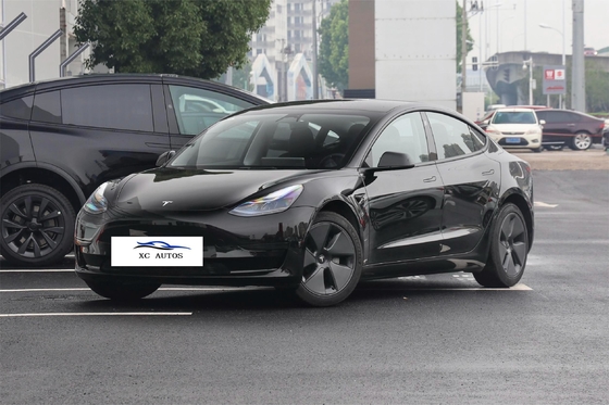 8 maanden oude Tesla Model 3 Gebruikte energie elektrische auto auto met voor 4 achter 4 radar