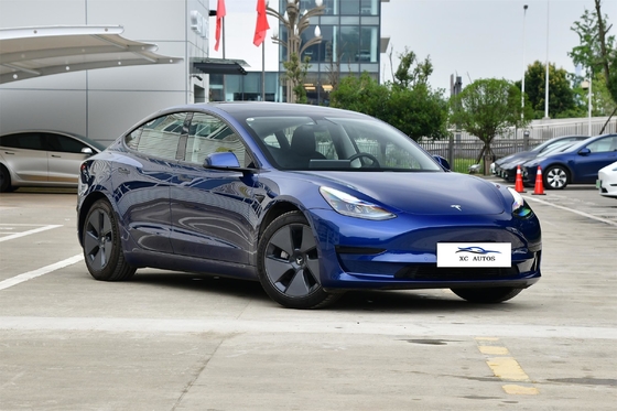 8 maanden oude Tesla Model 3 Gebruikte energie elektrische auto auto met voor 4 achter 4 radar
