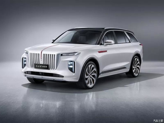 LED koplampen en ABS 2024 Hongqi E-HS9 elektrische auto voor de nieuwste energie voertuigen