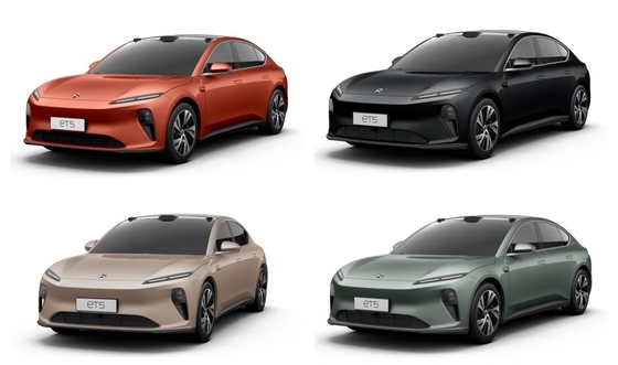 2023 Jaar Nio Et5t Multi-link Front Suspension Gebruikte auto met Big Space Energy EV Car