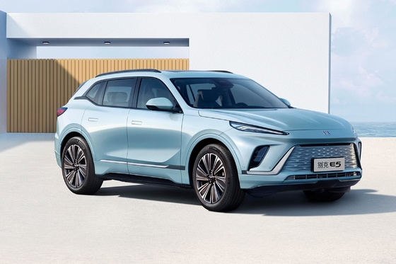Buick E5 Silver Long Range 620KM SUV High Speed Gebruikte elektrische auto's met carrosserie structuur