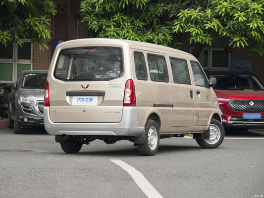 Wuling Rongguang benzine benzine bus met ABS en handmatige co-piloot zitplaats aanpassing