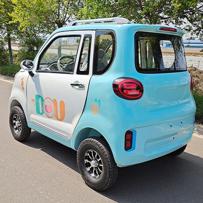 4-deurs 4-zits EV Car Mini Electric Car For Adult in Max Speed 60-120km/h Kilometer 50km