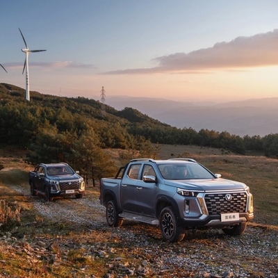 Handmatige aanpassing van de bestuurdersstoel 2024 Changan Lantuozhe Benzinauto 4wd Pickup Trucks