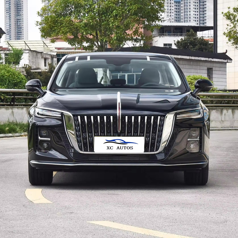 Hongqi H5 Elektrische auto's Gebruikte auto's Hoog snelheid Multi-link Voorophanging Lederset
